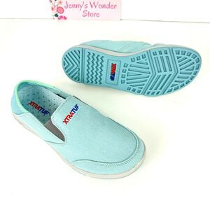 XTRATUF Women’s Yellowtail Espadrilles Slip On Shoes Sky Blue Size 8 XWH-202 NEW